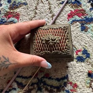 Vtg | Pewter Trinket Box